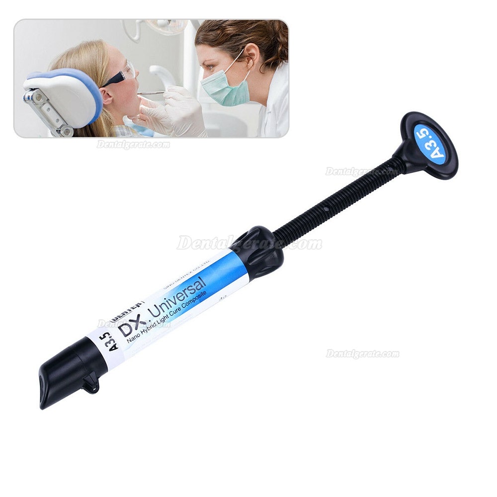 5Pcs A3.5 Lichth&auml;rtende Dental Hybridkunstharz Composite Syringe